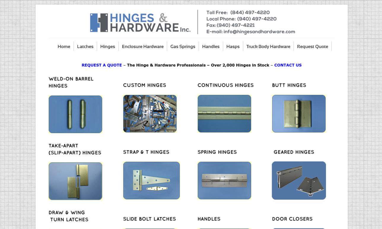 Hinges and Hardware Inc.