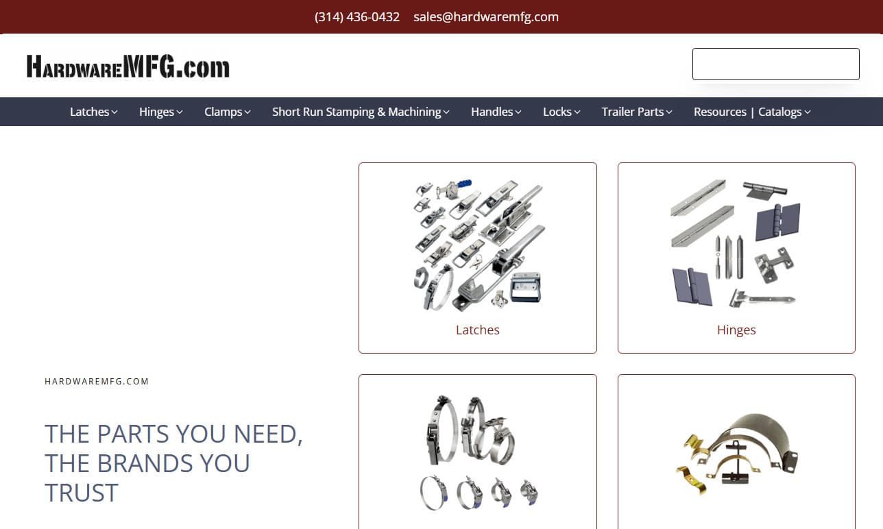 Hardware Mfg. Hardware Mfg.